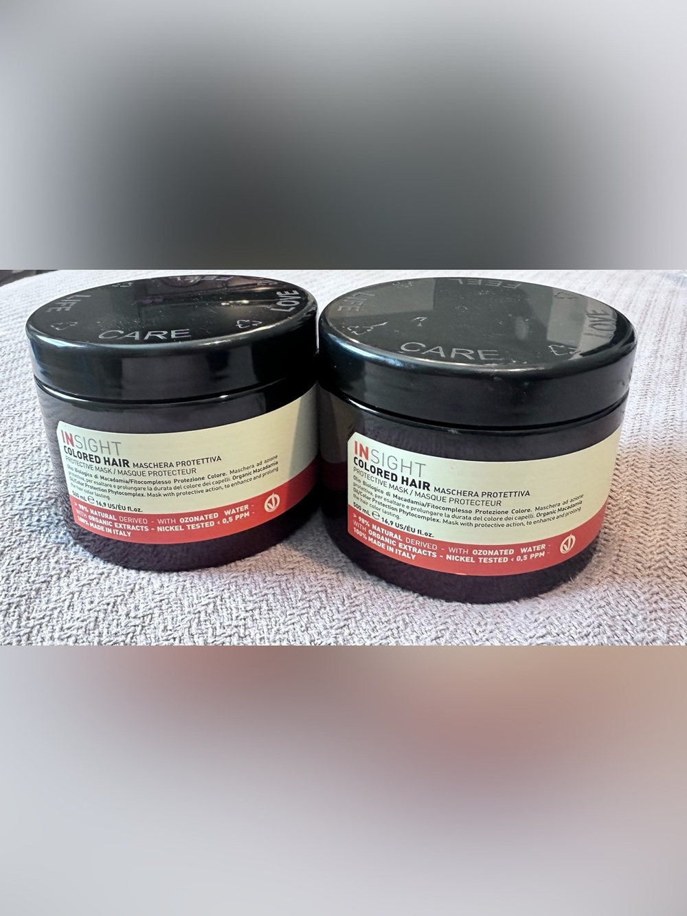 INSIGHT Colored Hair Protective Mask – 2 Jars, 500 ml / 16.9 oz